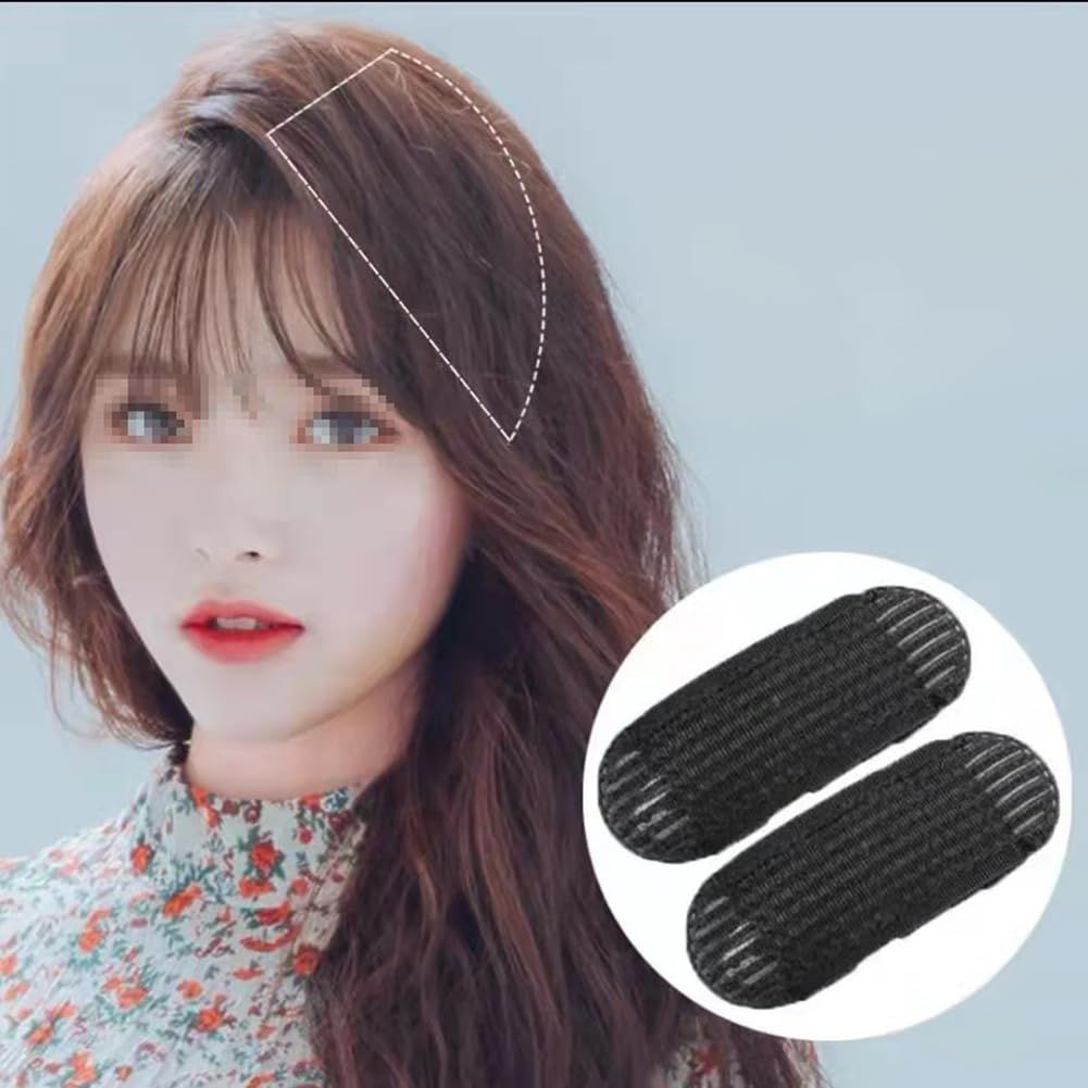6 Pcs Sponge Volume Hair Bases with Inserts, Hair Clips, Fluffy Cushions and Bump It Up Pieces for Women and Girls - Black — image 4