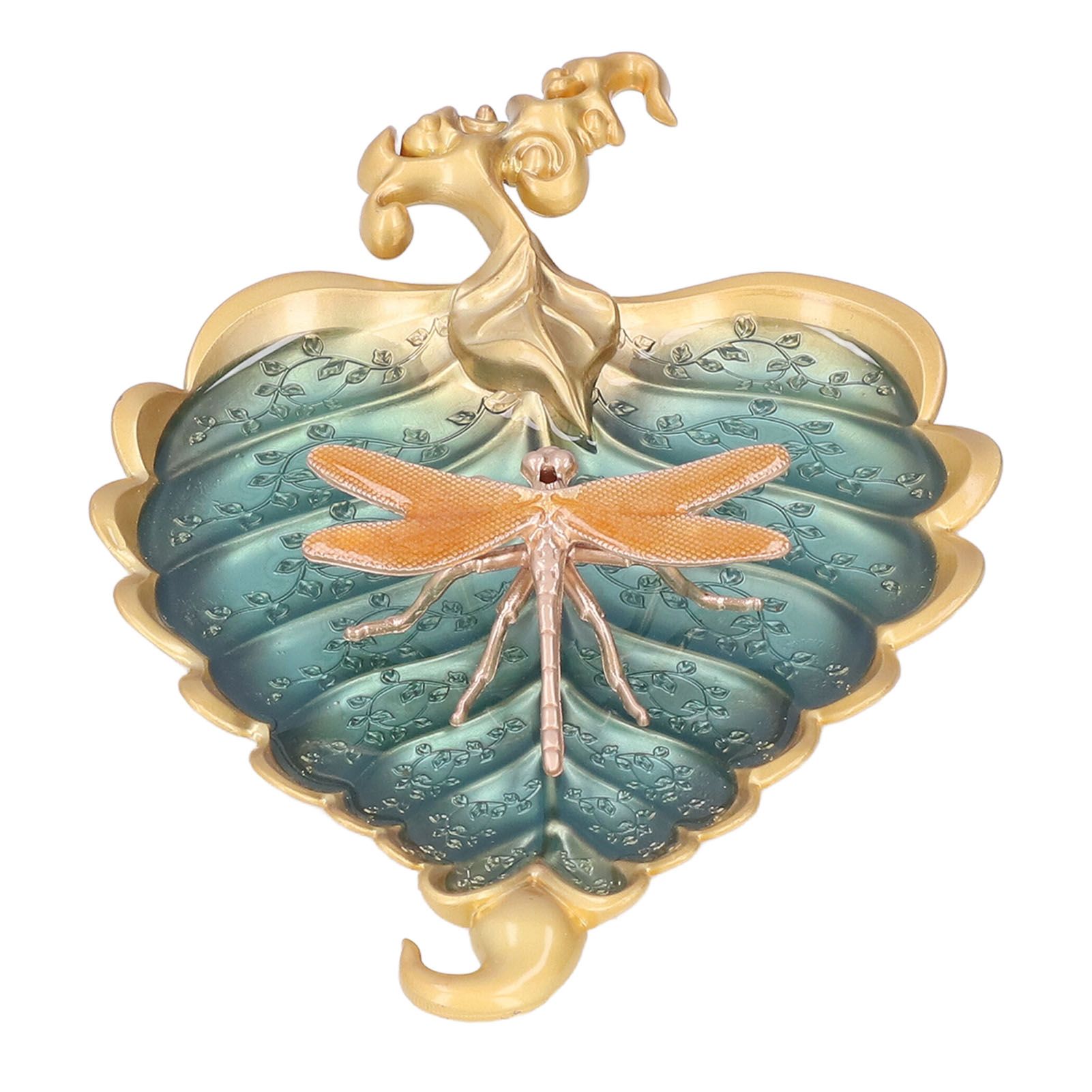 Incense Stick Holder Bodhi Leaf Incense Decorated Plate for Living Room Home Decoration GiftBodhi Leaf Gold 037 β image 5