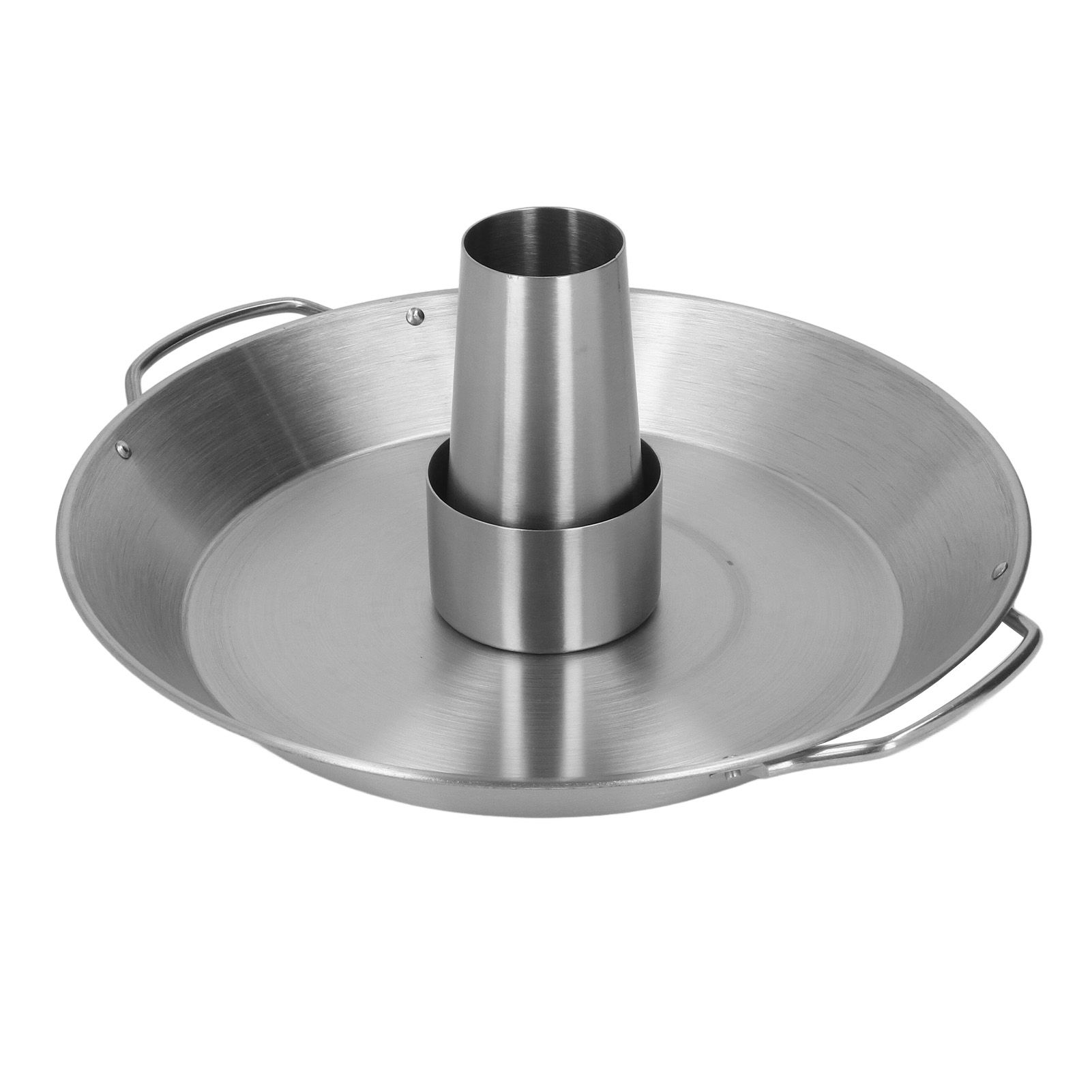 Beer Can Chicken Roaster Rack Reusable 430 Stainless Steel BBQ Roasting Pan for Home — image 5