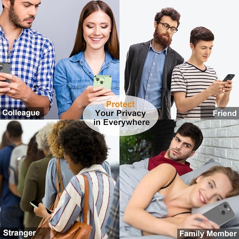 2pcs iPhone 15 Privacy Screen Protector, with Tempered Glass, Anti-Spy & Scratch Resistant, Compatible with iPhone 15 โ image 5