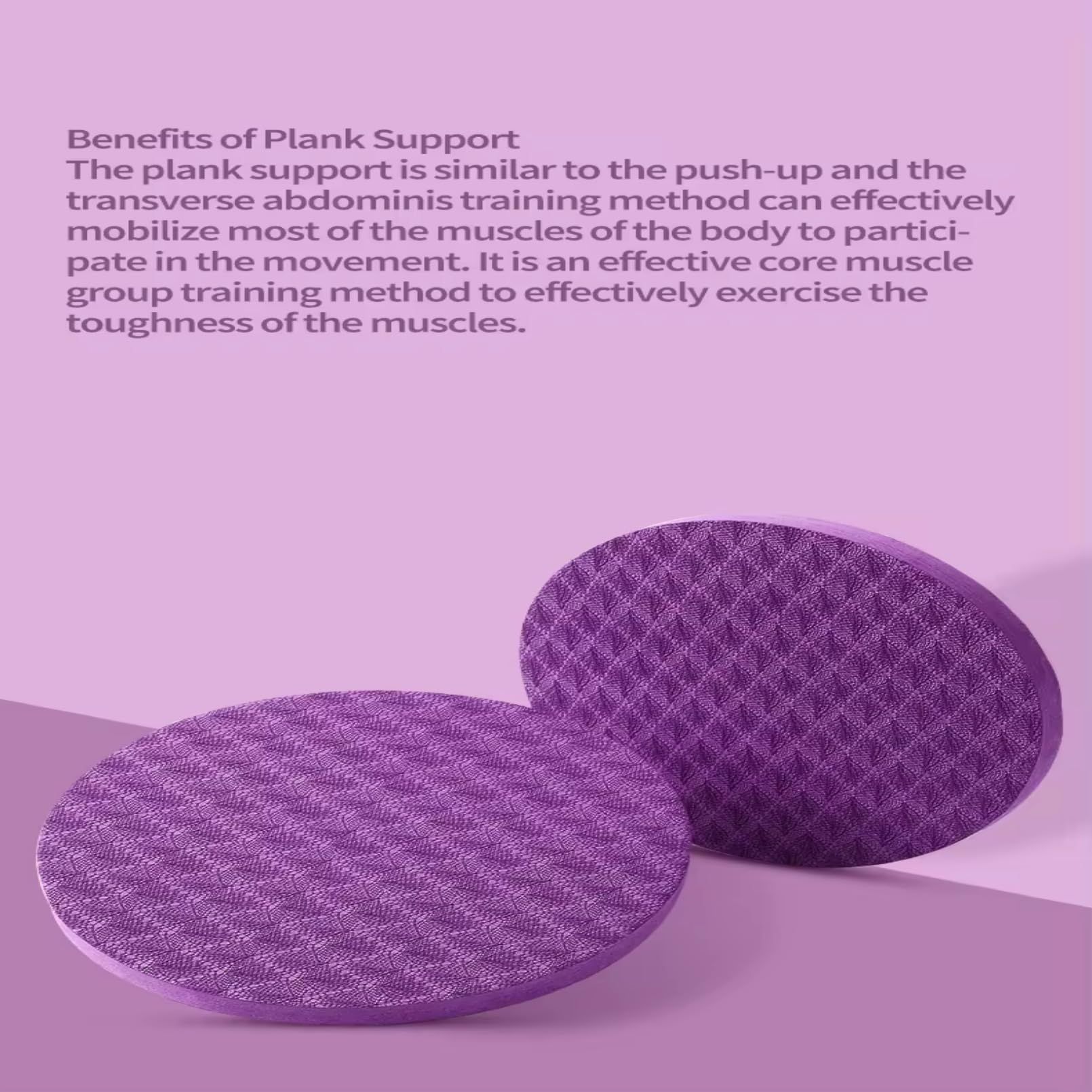 2pcs foam Pilates Knee Guard Yoga Knee Guard Support Round Pads Anti slip Fitness Anti slip Pads. Suitable for offices, homes, knees — image 5
