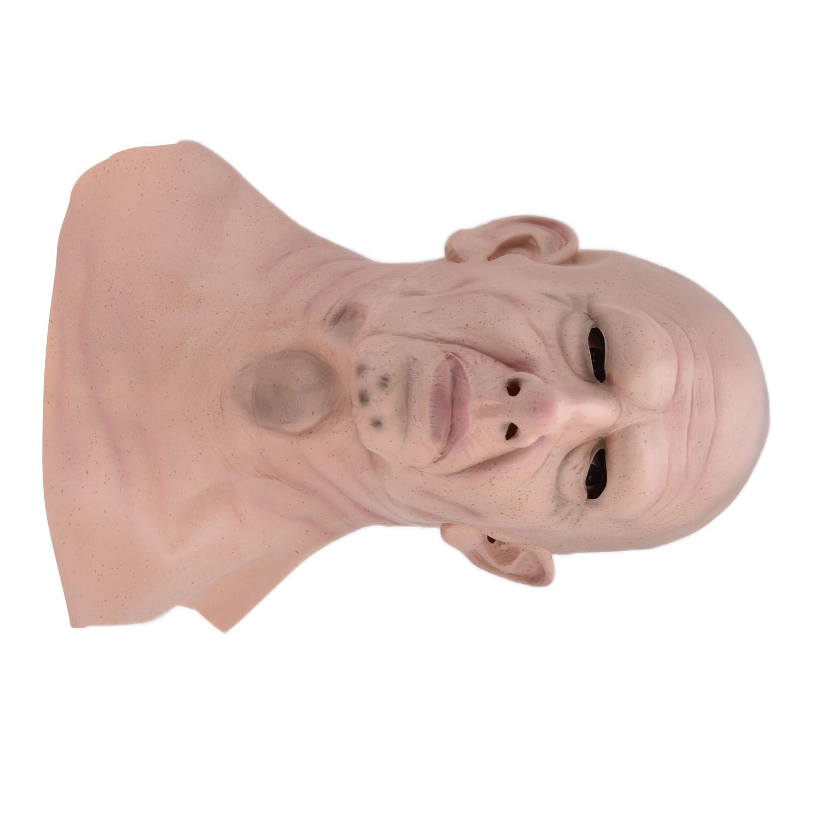 Realistic Bald Head Man Mask Latex Human Face Mask Funny Scary Halloween Costume Cosplay Props โ image 6