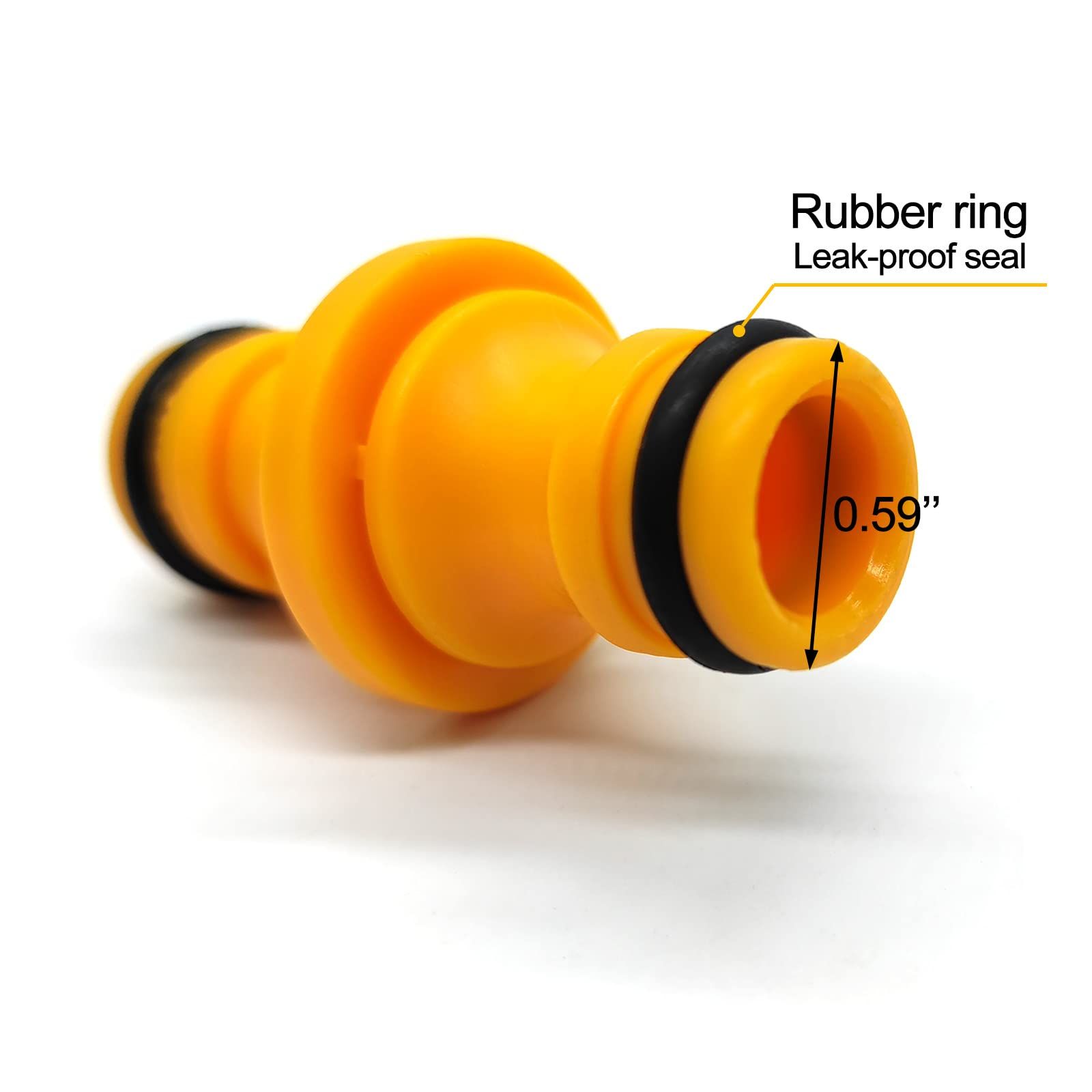6pcs Double Male Hose Connectors Garden Hose Tap Double Male Hose End Connector Hose Pipe Connectors Extender โ image 2