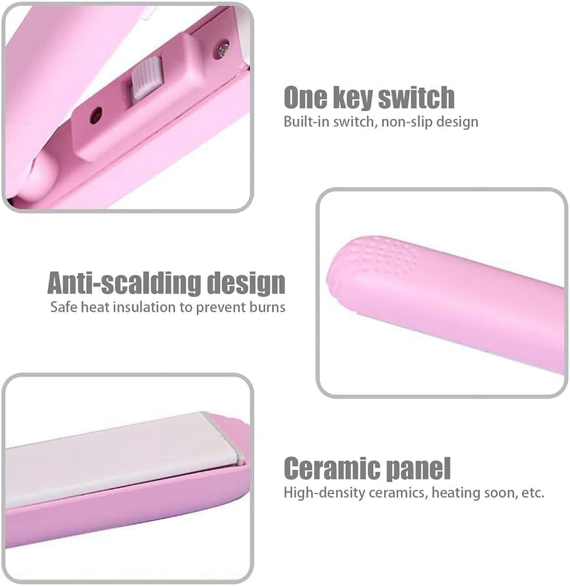 Mini Hair Curler, Mini Hair Curler For Short Hair, 2 In 1 Mini Curler And Hair Straightener, Mini Curling Iron 1/2 Inch Barrel Short Hair, Long-Lasting Effect โ image 5
