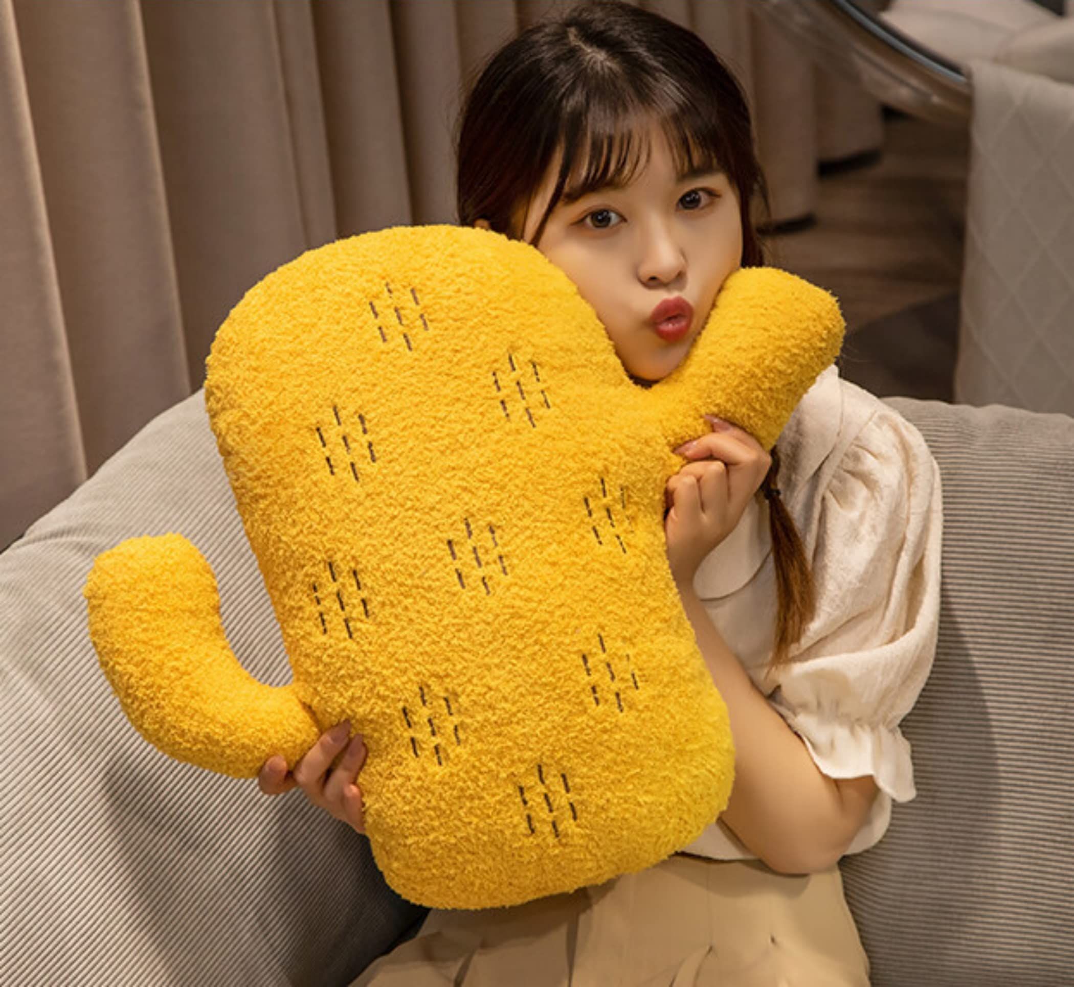 Cute Soft Mushroom Pillow Cactus Pillow Sofa Cushion Plush Home Decoration Pillow cushion (30cmYellow) โ image 4