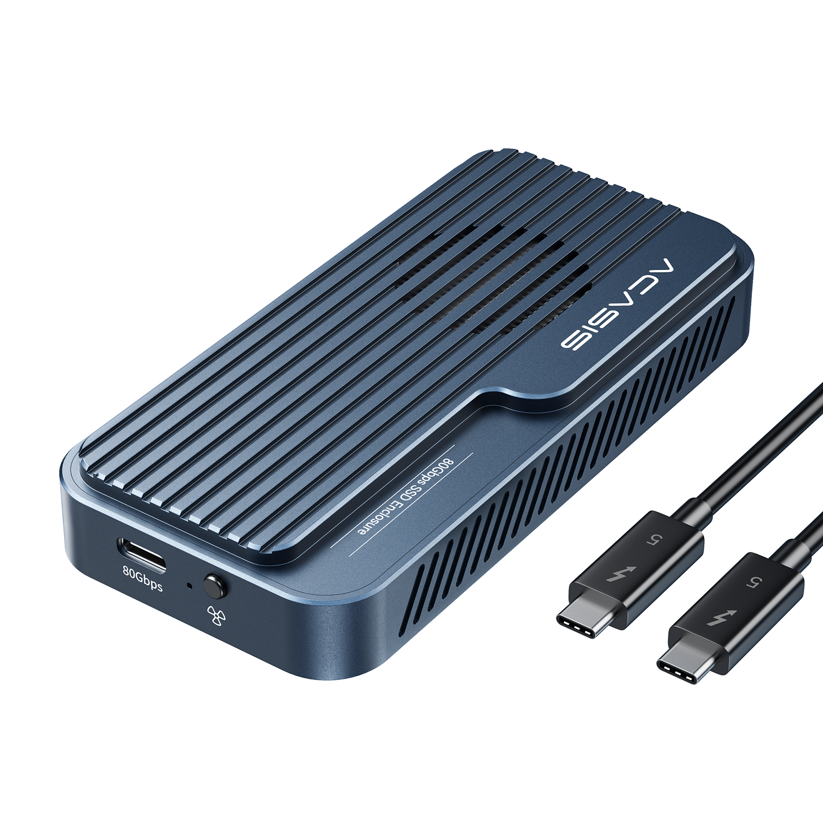 ACASIS TB501PRO USB4 v2 80Gbps M.2 NVMe SSD Enclosure Thunderbolt 5/4/3 6, 000MB/s PCIe Gen5 Ready Active Cooling Fan โ image 2