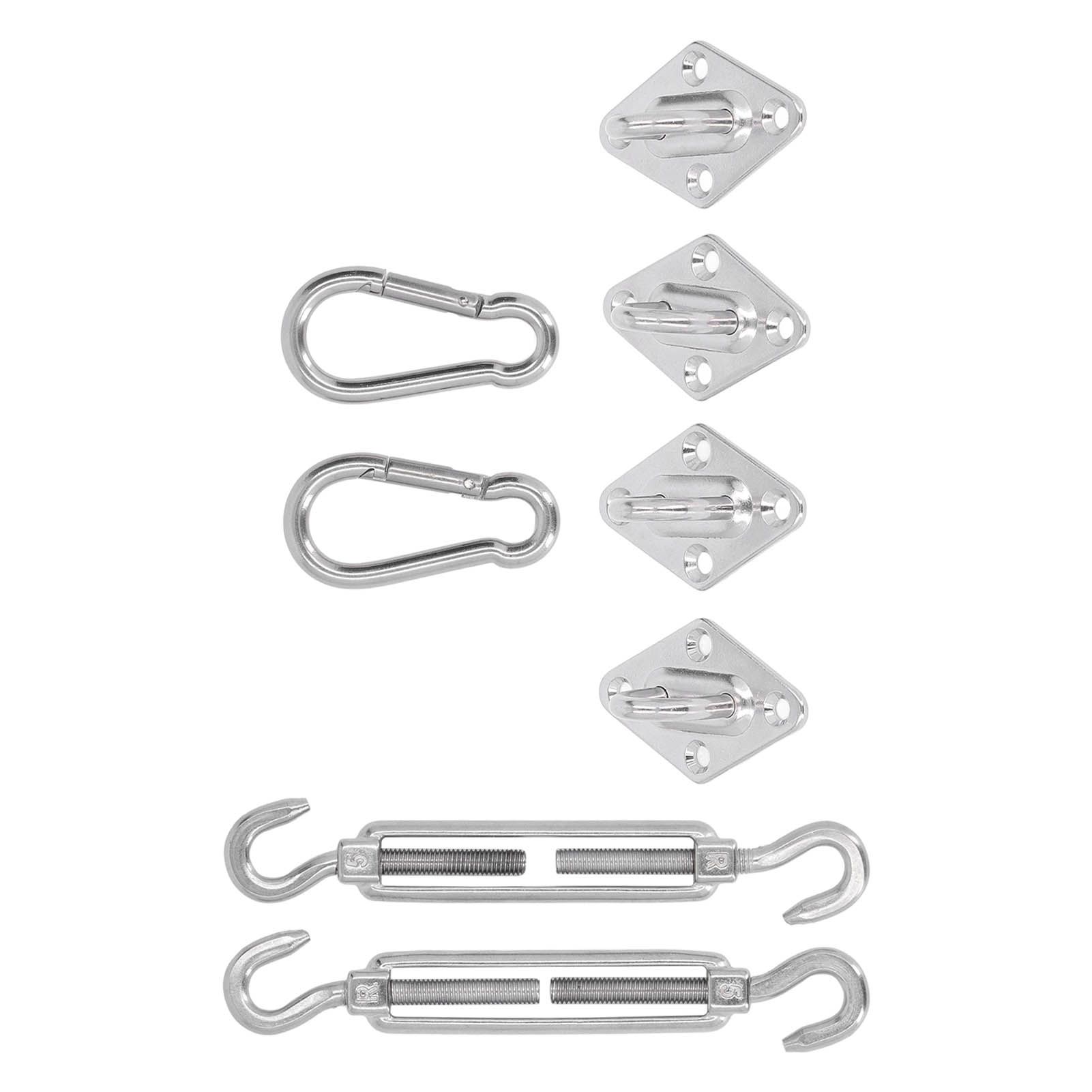Sun Shade Sail Hardware Kit Canopy Installation Buckle Set for Rectangle and Square Awning 5mm โ image 6