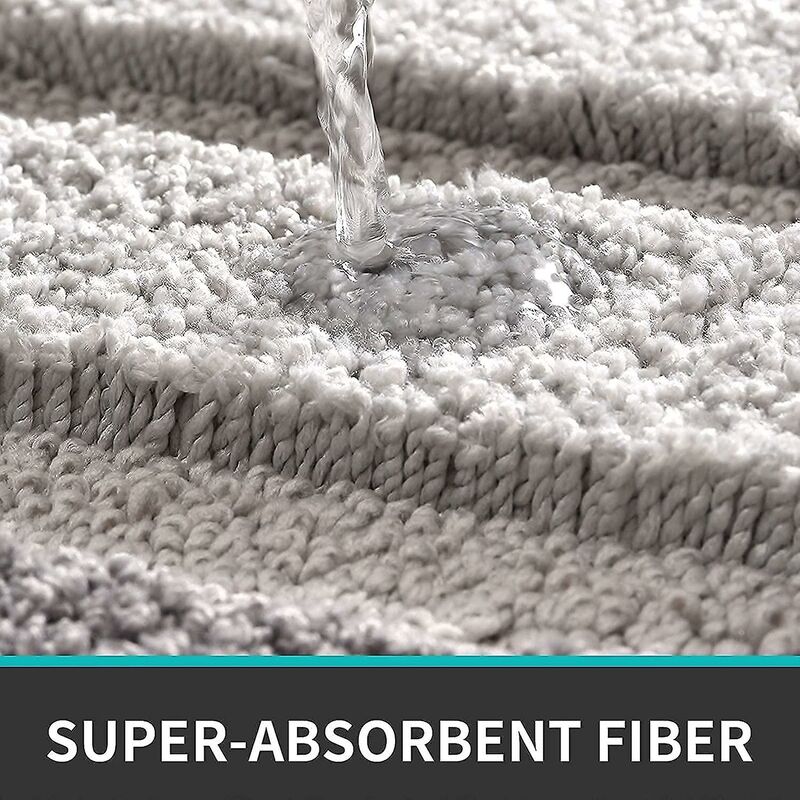 Non-Slip Bath Mat, Extra Soft Bathroom Rug, Machine Washableable, Water Absorbent, 40 X 60 Cm, Grey โ image 4