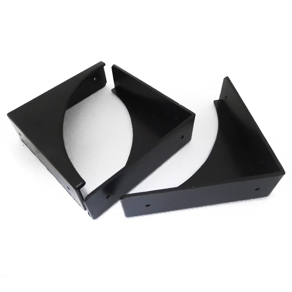 4 Pcs Decorative Desk Box Corner Protector Desk Case Edge Cover Safety Guard Furniture Corner Bumpers Thickened Hardware (Black) — image 4