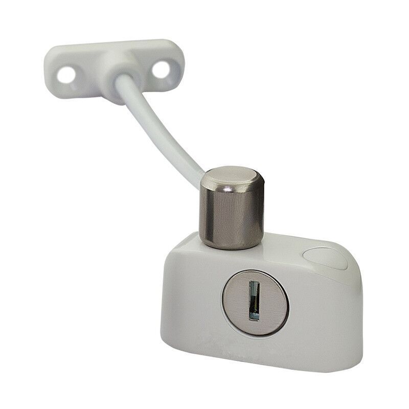 Black safety lock Child Window Restrictor casement Security Lock Kids Prevent Children Falling Window Lock Baby Protection — image 4