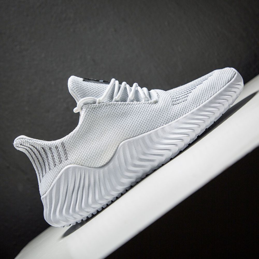Men's Sneakers Outdoor Road Shoes Breathable Lightweight Non-slip ( White Size US9.5=US43 ) โ image 2
