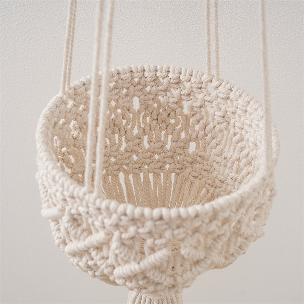 Handmade Hanging Planter for Indoor/Outdoor Plants, Basket Plant Holder, Flower Basket for Kitchen Home Decoration — image 2