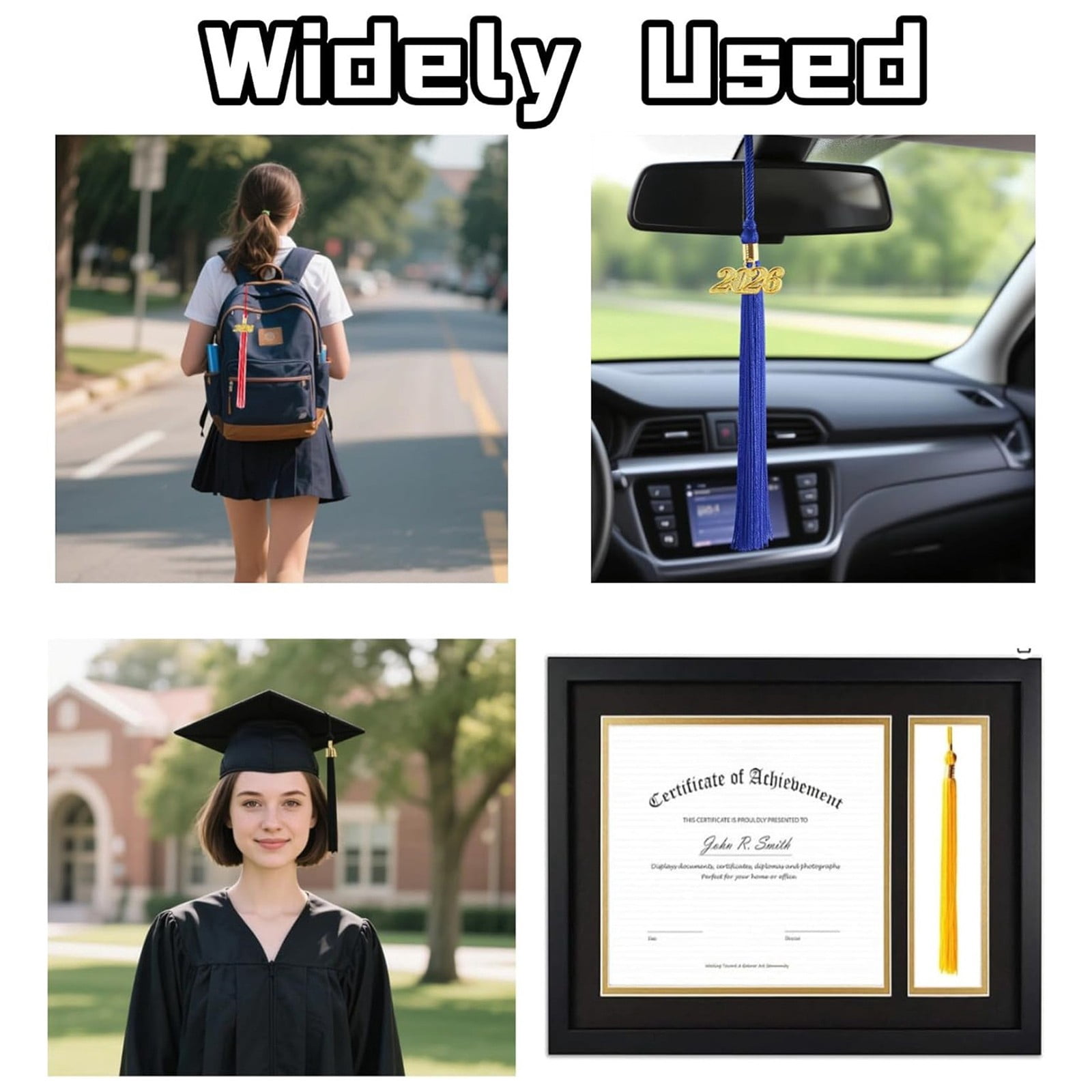 2026 Tassel Graduation, White Graduation Tassel, Tassel Charms for Graduations Cap Decorations, Tassels Memorial Grad Cords Class of 2026 High School Graduate — image 4