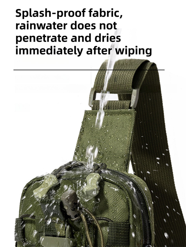 Camouflage Outdoor Tactical Water Bottle Chest Bag - High-Capacity Phone Pouch with Expansion System for Cycling Camping and Fishing โ image 5