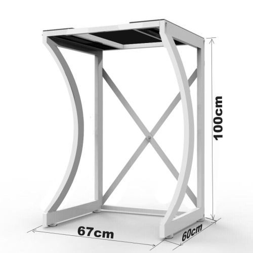 UPGRADE ORIGINAL Dryer Stand Maxi: Portable Dryer Rack Heavy Duty Steel Capacity white for Washer/Dryer/Mini Fridge — image 5