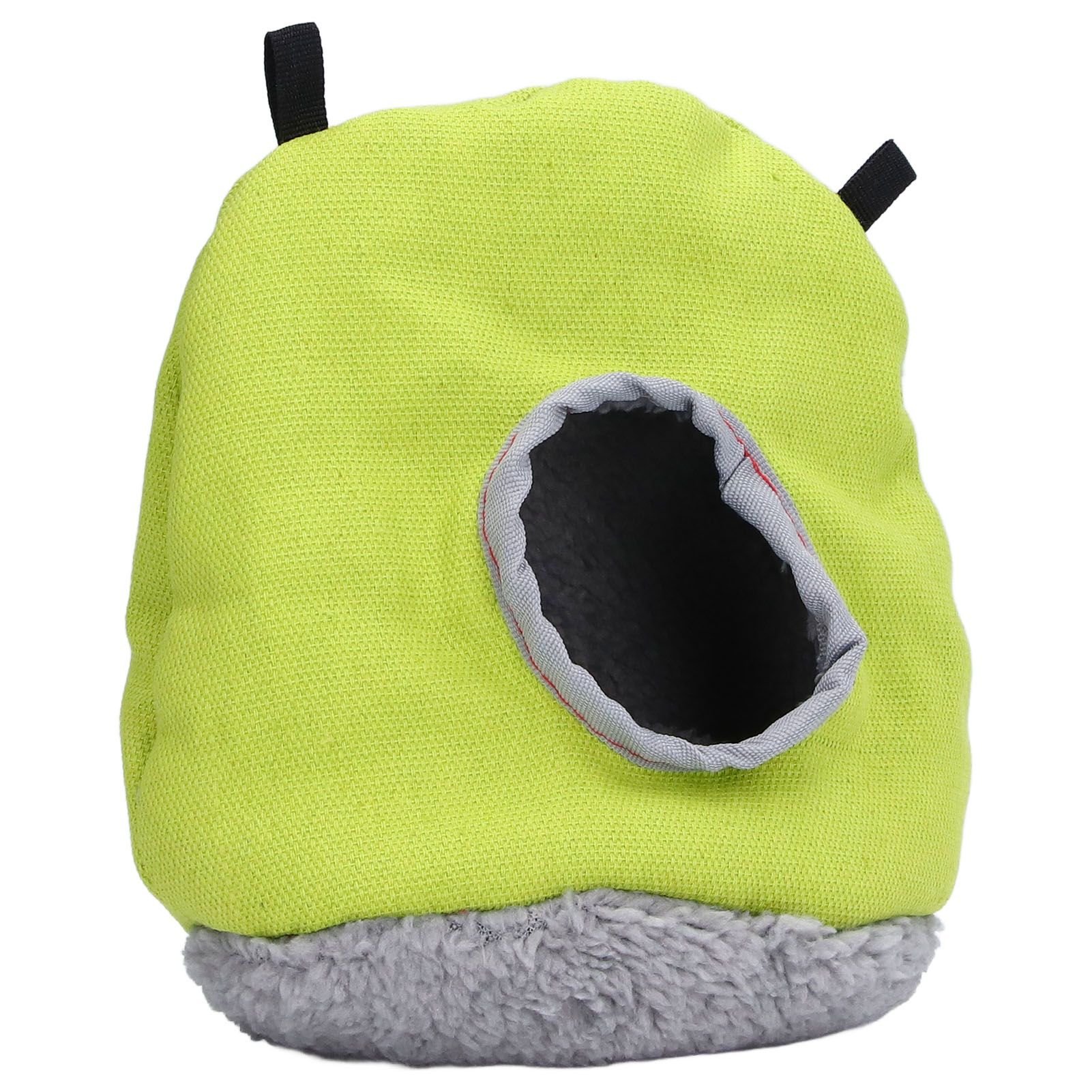 Warm Birdhouse Round Shape Soft Plush Save Space Easy Clean Safety Parrots HouseGreen — image 3