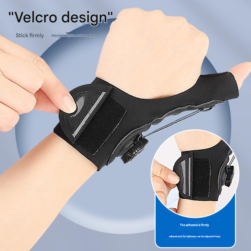 Black Adjustable Thumb Brace with Dial System - Wrist & Thumb Stabilizer for Pain Relief — image 2