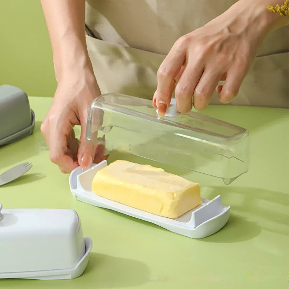 Butter Cheese Box Crisper Fruit Storage Container Multi Purpose Food Organizer โ image 6