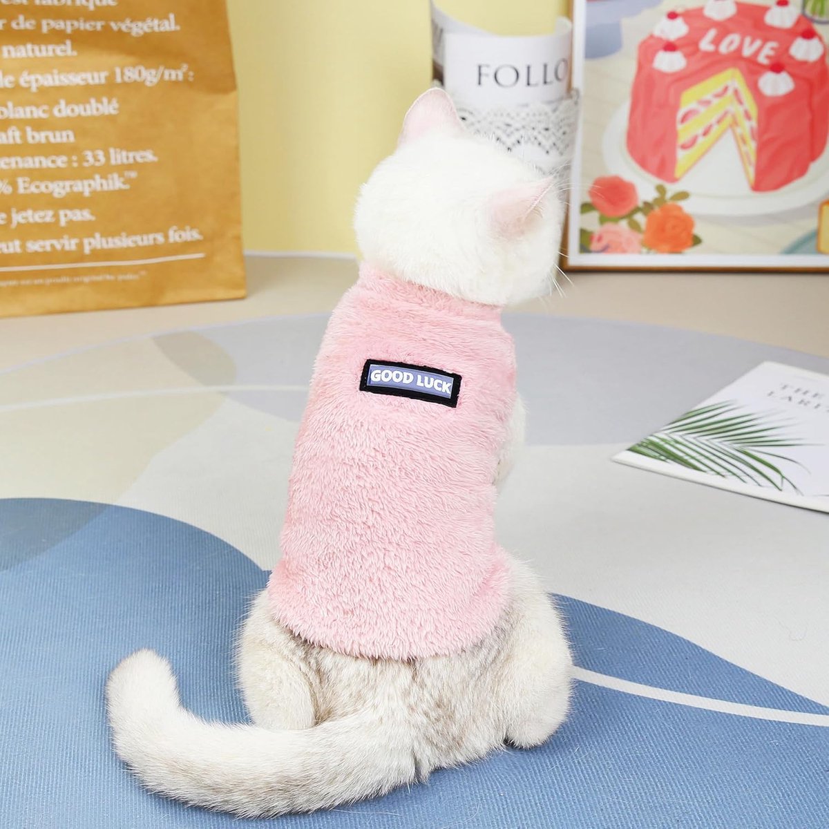 Dog Coat - Dog Sweater - Pet Clothes - Winter Fleece Dog Sweater - Puppy Dogs and Cats - Puppies and Chihuahuas - Warm Autumn and Winter Clothes β image 3