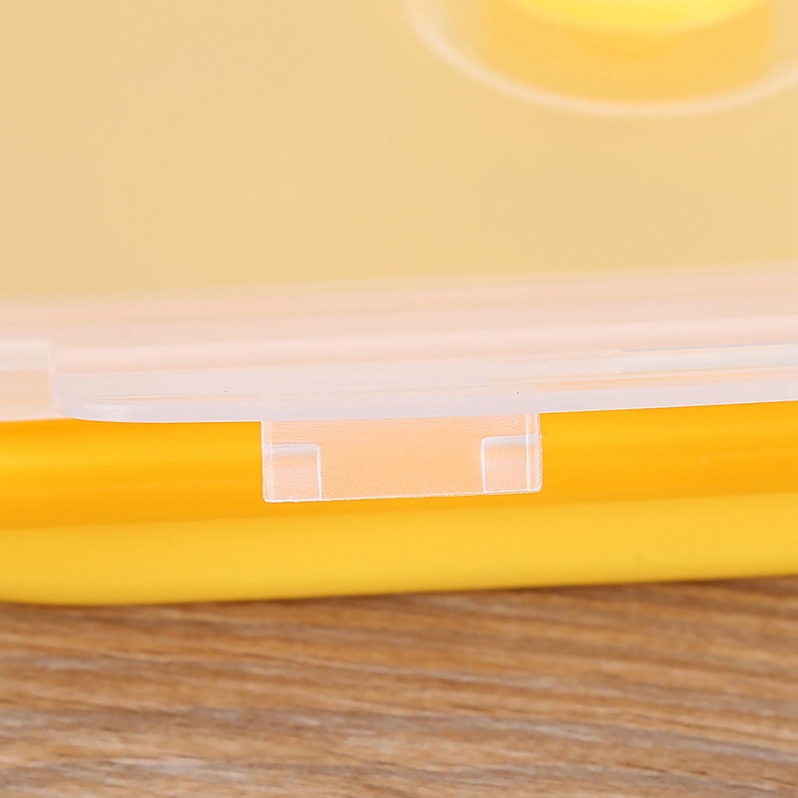 500ml Silicone Collapsible Portable Lunchbox Bowl Folding Food Storage Container Yellow โ image 5