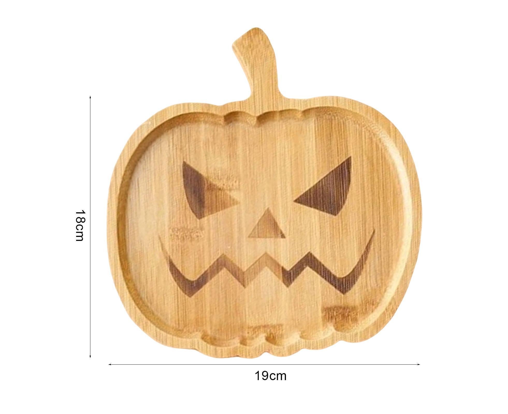 Halloween Pumpkin Storage Plate Home Decor — image 6