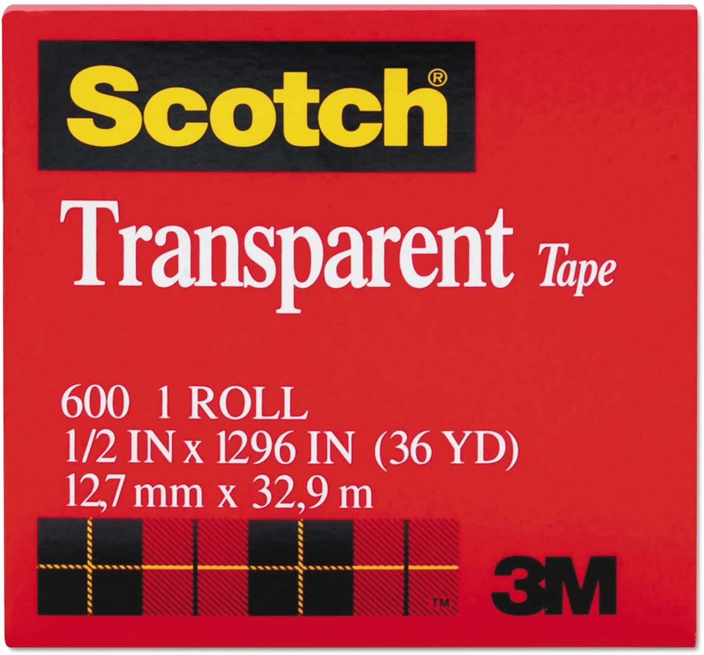 Scotch 3M Transparent Tape 12.7mm x 32.9m - MADE IN USA โ image 5