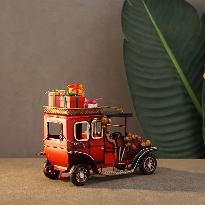 Vintage Car Christmas Decoration Christmas Ornament Desktop Decoration HomeChristmas decoration, vintage car ornament, desktop decor, home decor โ image 5