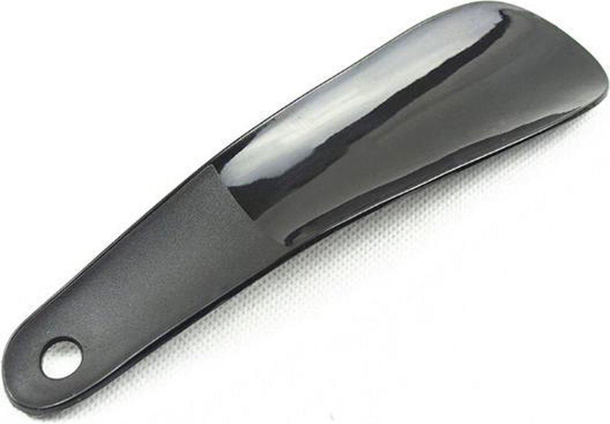 Plastic Shoehorn 16 CM | Shoe Entry Aid | Shoe Accessories | BLACK