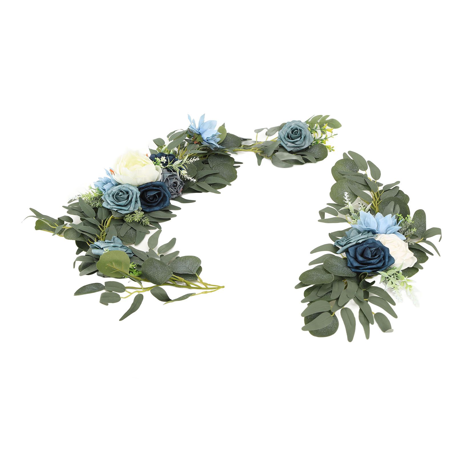 Faux Flower Swag Set Artificial Flower Arch Decor Wedding Welcome Reception Ceremony Signs Decorations 18058-HL โ image 2