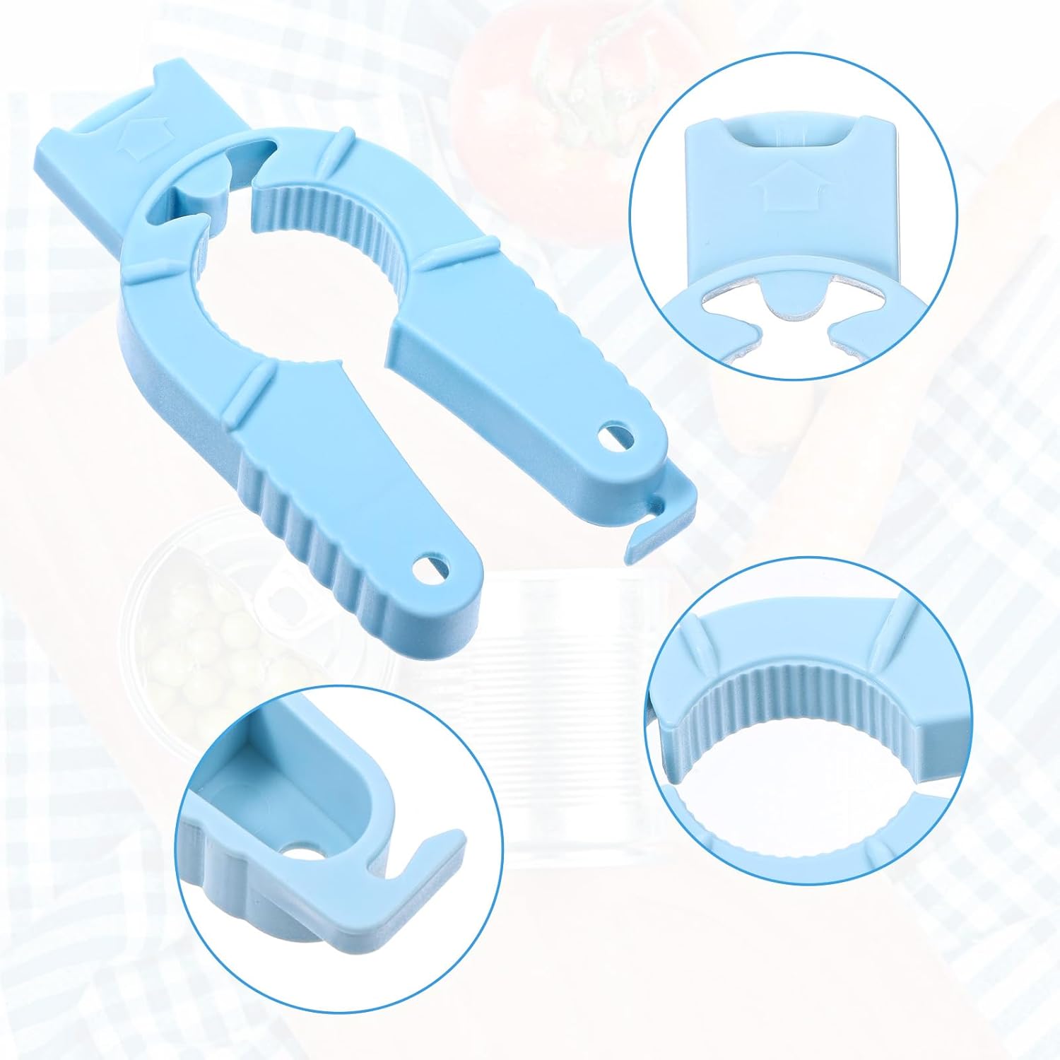 3-Piece Multifunctional Can Opener Set - Kitchen Helper for Effortless Opening & Nail Protection — image 3
