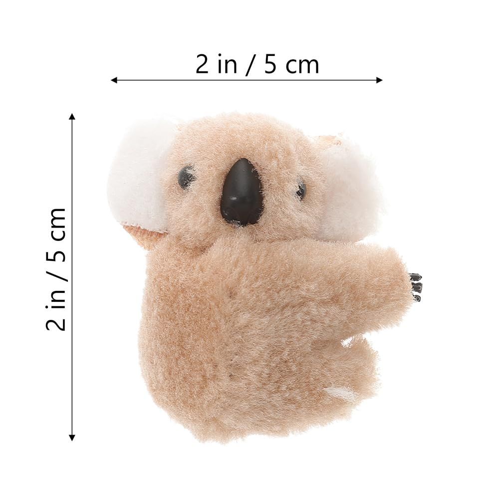 2pcs Koala Bangs Clip Cute Koala Pencil Hugger Toddler Hair Accessories Hair Gems for Women Toddler Hair Barrettes Small Hair — image 4