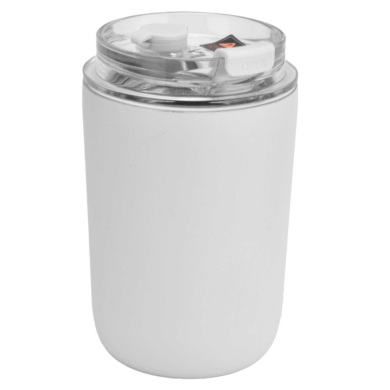 280ml Coffee Cup Household Portable Large Capacity Silicone Stainless Steel Vacuum Flask for Birthday GiftWhite โ image 3
