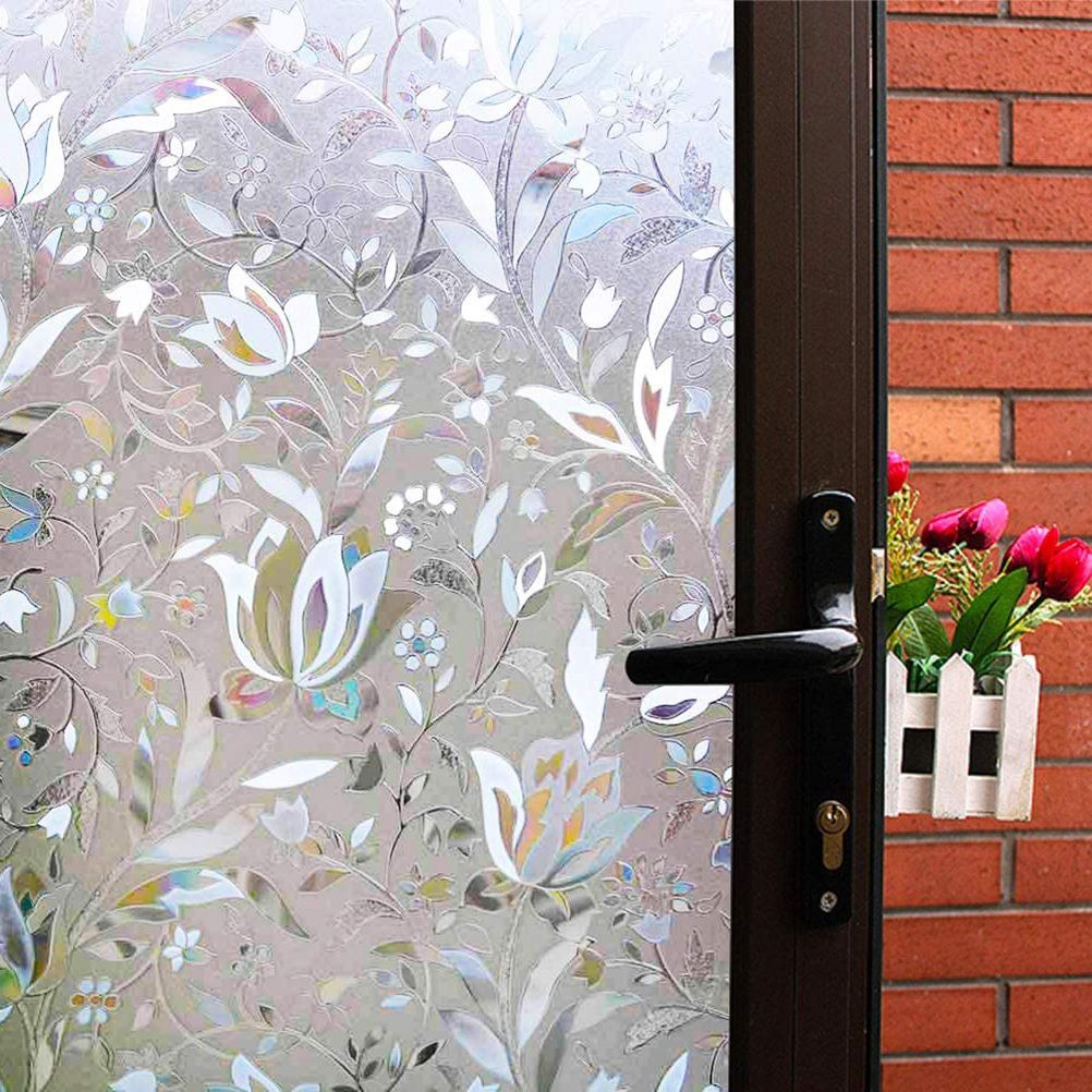 Window Film No Glue Static Decorative Films Window Frosted Film for Sun Protection — image 6
