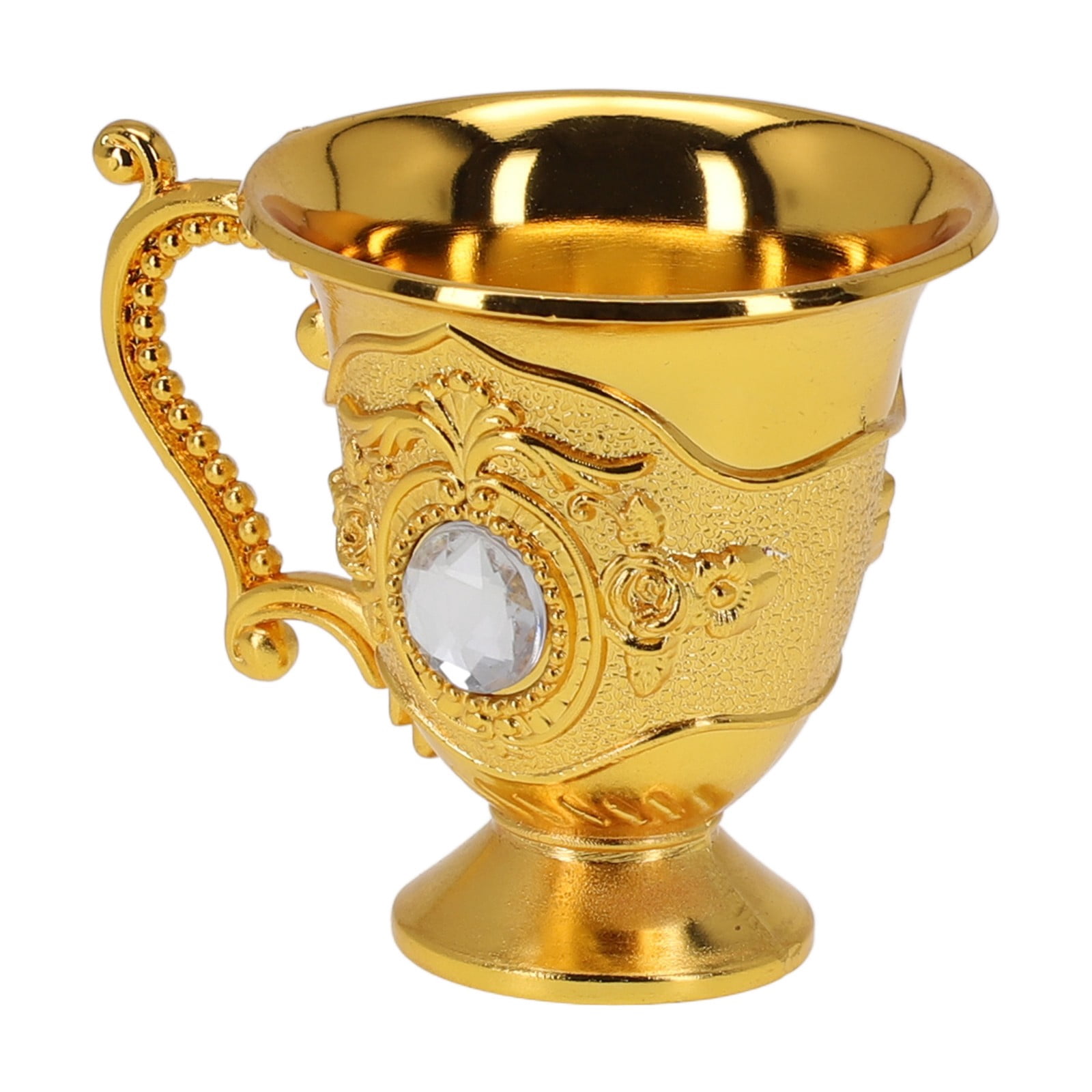 Decorative Tea Cup European Style Coffee Mug Metal Wine Drinking Cups Bar Party Gold YIWEI — image 6