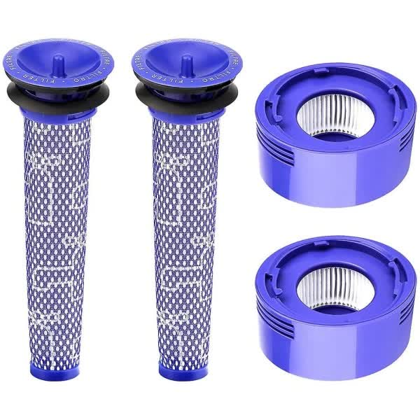 Replacement HEPA Filter Pack Compatible with Dyson V7 V8 Animal V8 Absolute Cordless Vacuum Cleaners