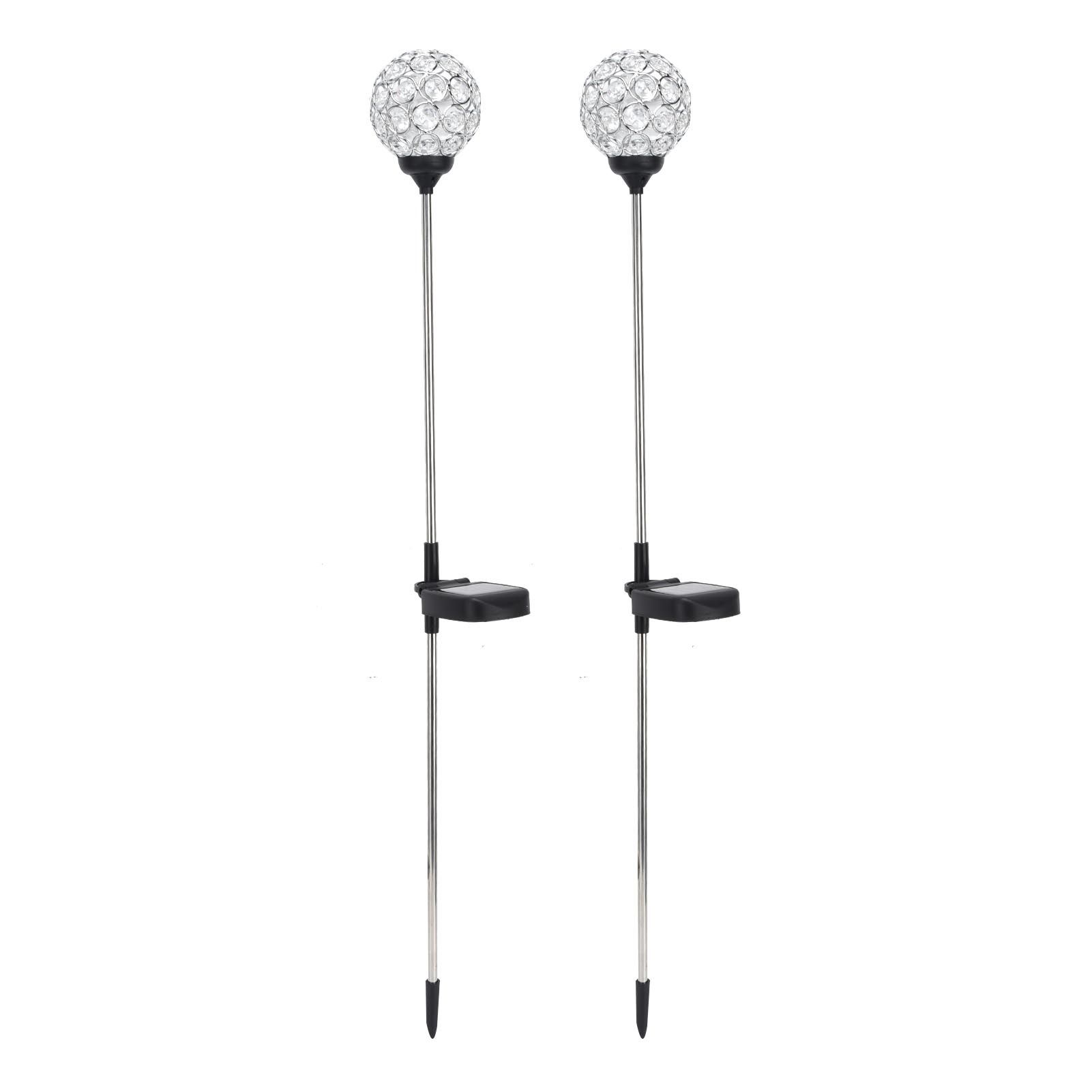 Solar Garden Lights Outdoor LED Globe Lamp Color Changing IP65 Waterproof for Pathway Lawn Courtyard Balcony — image 4