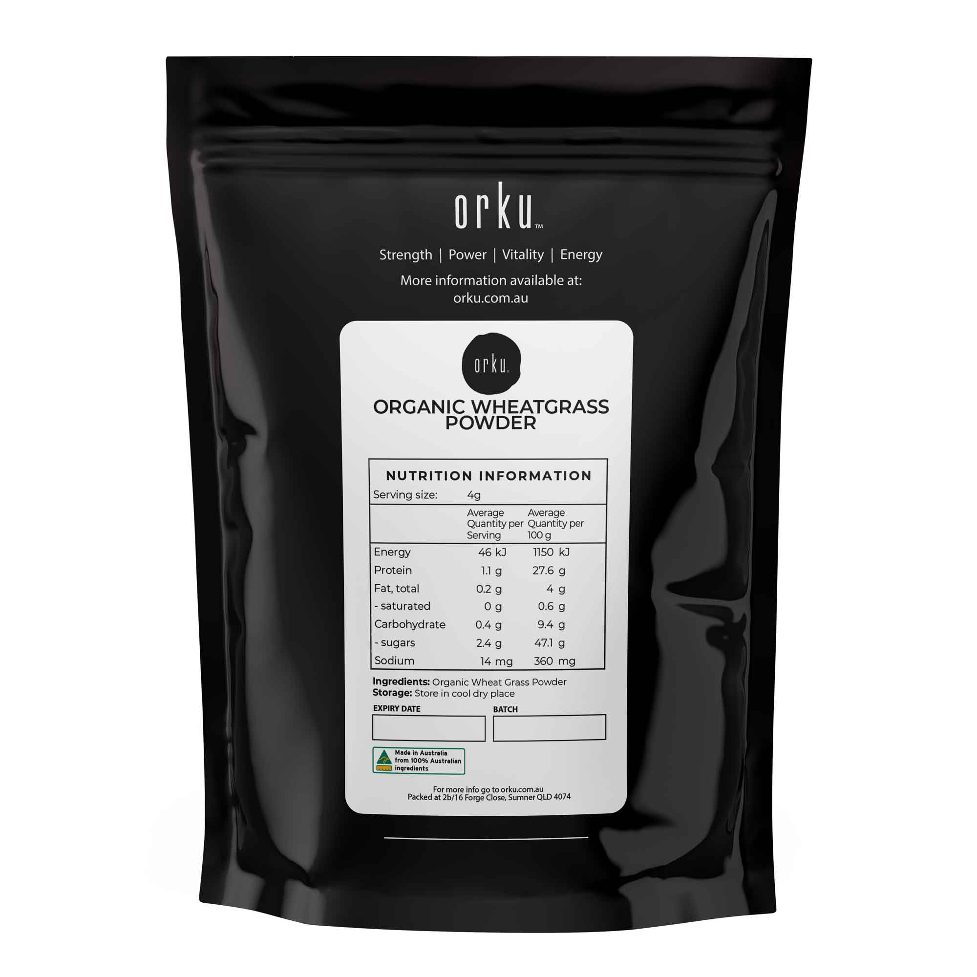 2Kg Organic Wheatgrass Powder - 100% Pure Wheat Grass Leaf Superfood — image 2