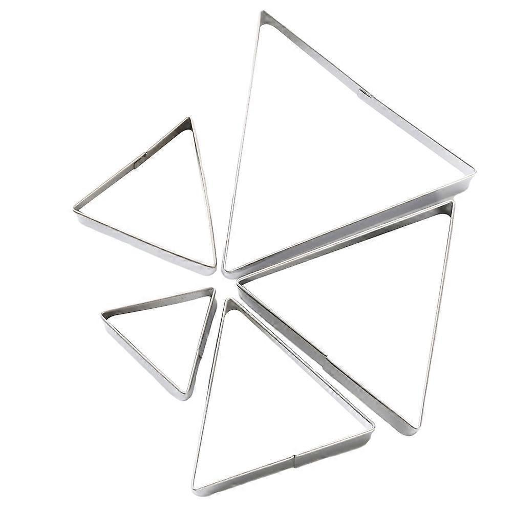 5pcs Steel Fondant Mold Baking Sandwich Cutters Cookie Cutters Set