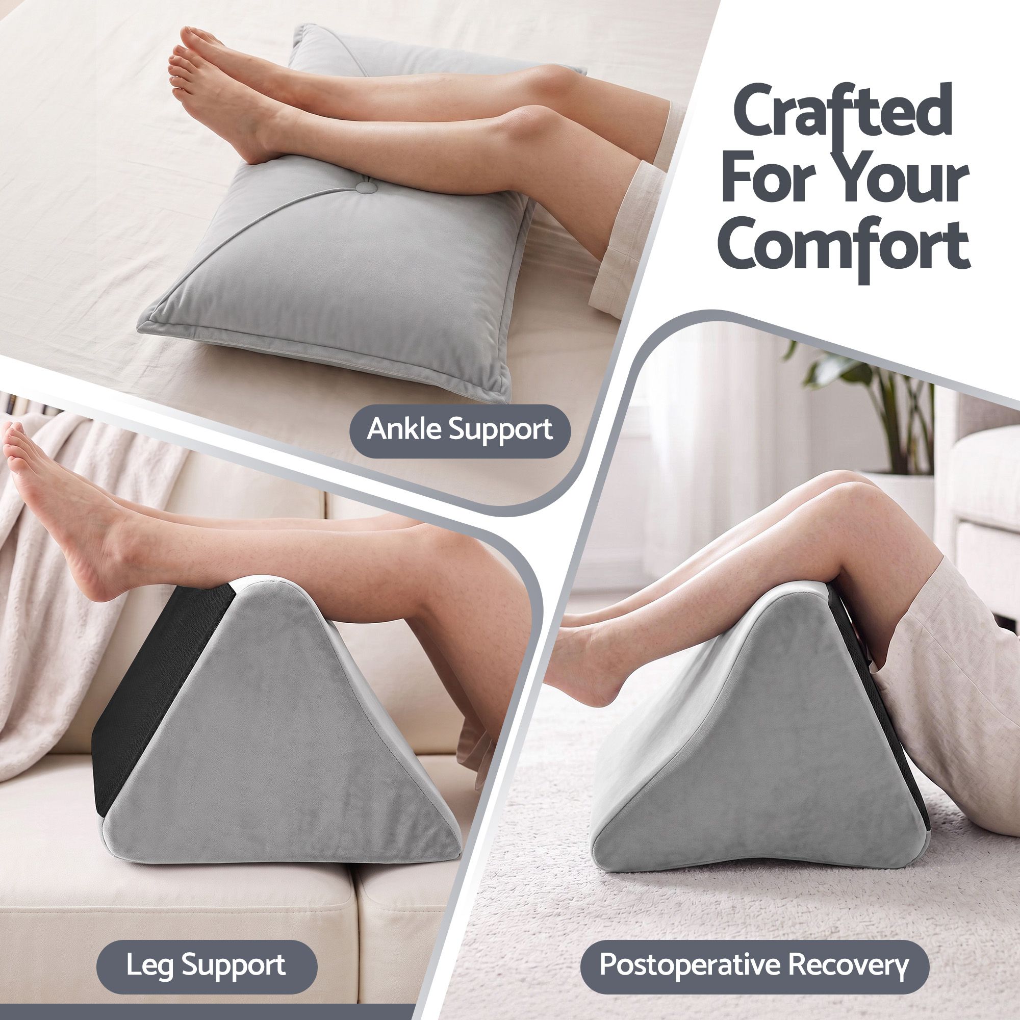 Giselle Bedding Back Pillow for Sitting in Bed, No-Collapse 25D High-Density Base, Ergonomic Lumbar Support Pillow for Gaming, Nursing & Floor Tatami, 90% — image 5