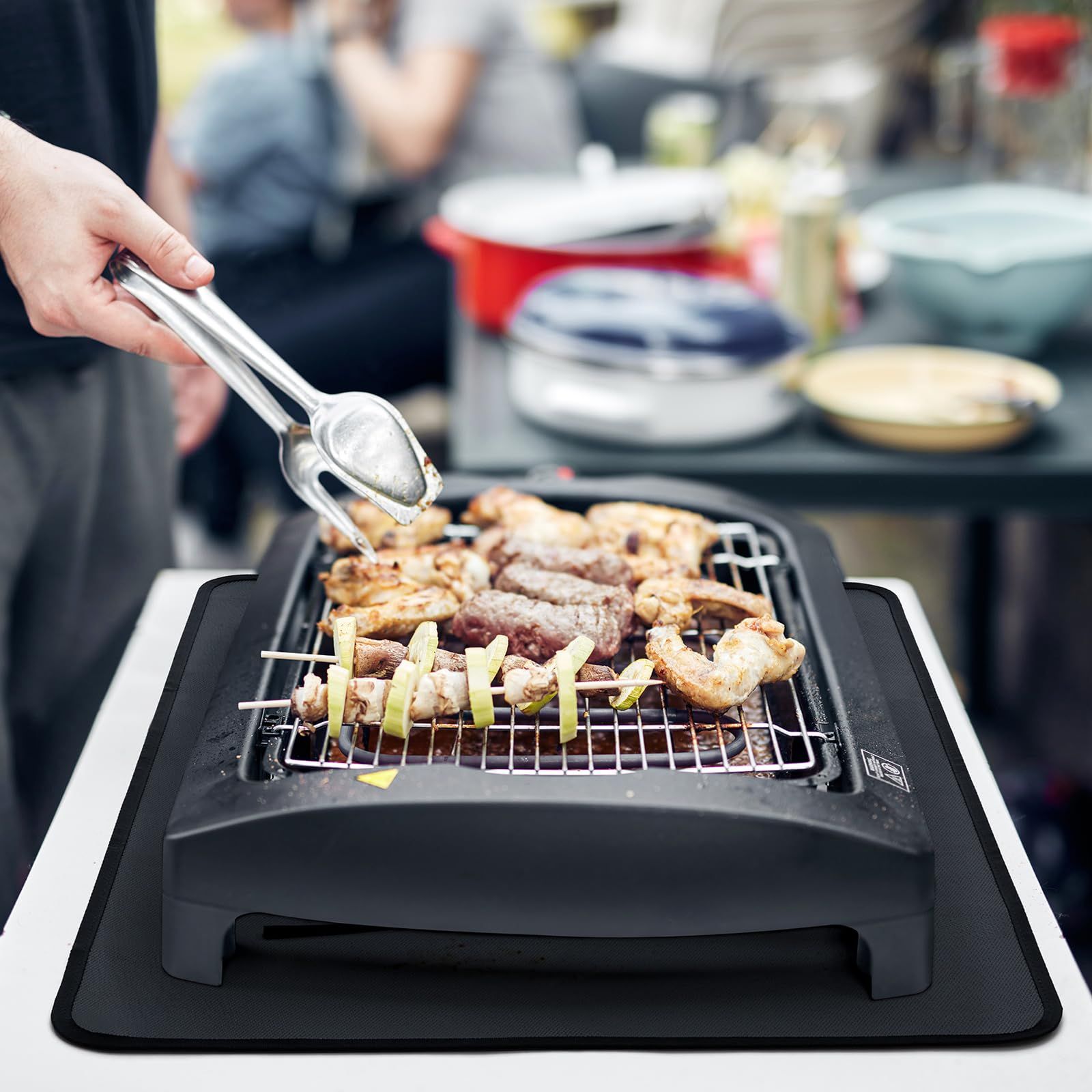 Fireproof & Waterproof Under BBQ Mat, Protect Your Prep Table and Outdoor Grill Table - Heat Resistant Grill Table Mat — image 2