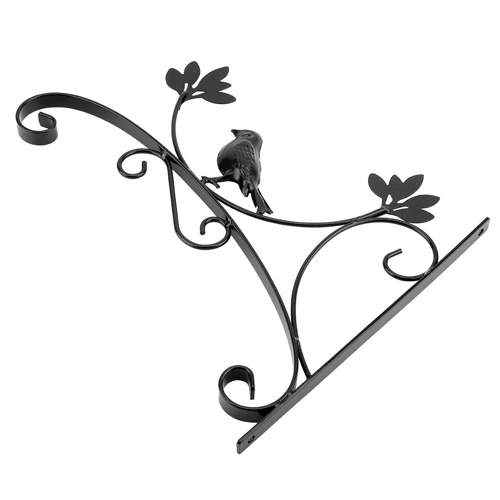Iron Wall Hanging Bracket Plant Hanger Flower Pot Hook for Home Garden Decor — image 2