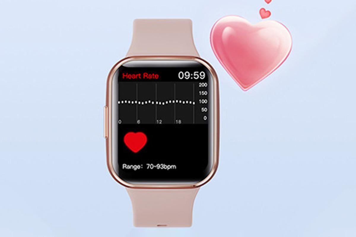 Smart Watch Fitness Tracker Heart Rate 25 Sport Modes for Men Women-Pink — image 2