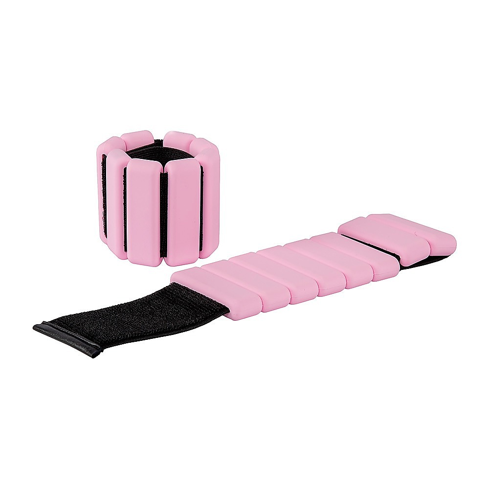 2-Piece Ankle & Wrist Weights โ 2kg Pair Adjustable Workout Bangles (Pink) โ image 6