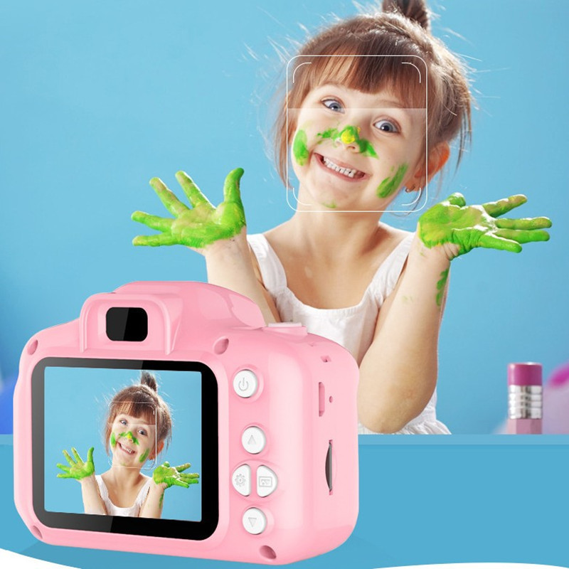 X2 Pink Single Lens Kids Carrot Bunny Digital Camera - Multi-Functions With 20MP Interpolation, Photo & Multiple Filters, 1080P Video and Game โ image 2