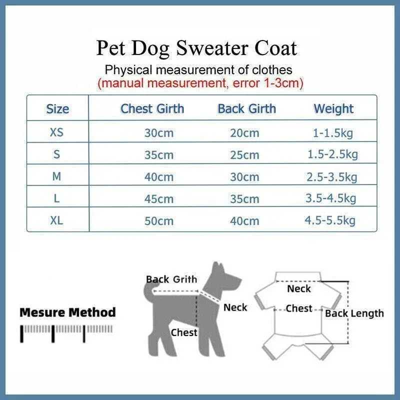 XS Cute Pet Dog Warm Jumper Sweater Clothes Cat Knitwear Knitted Coats Winter - Yellow Duck โ image 6