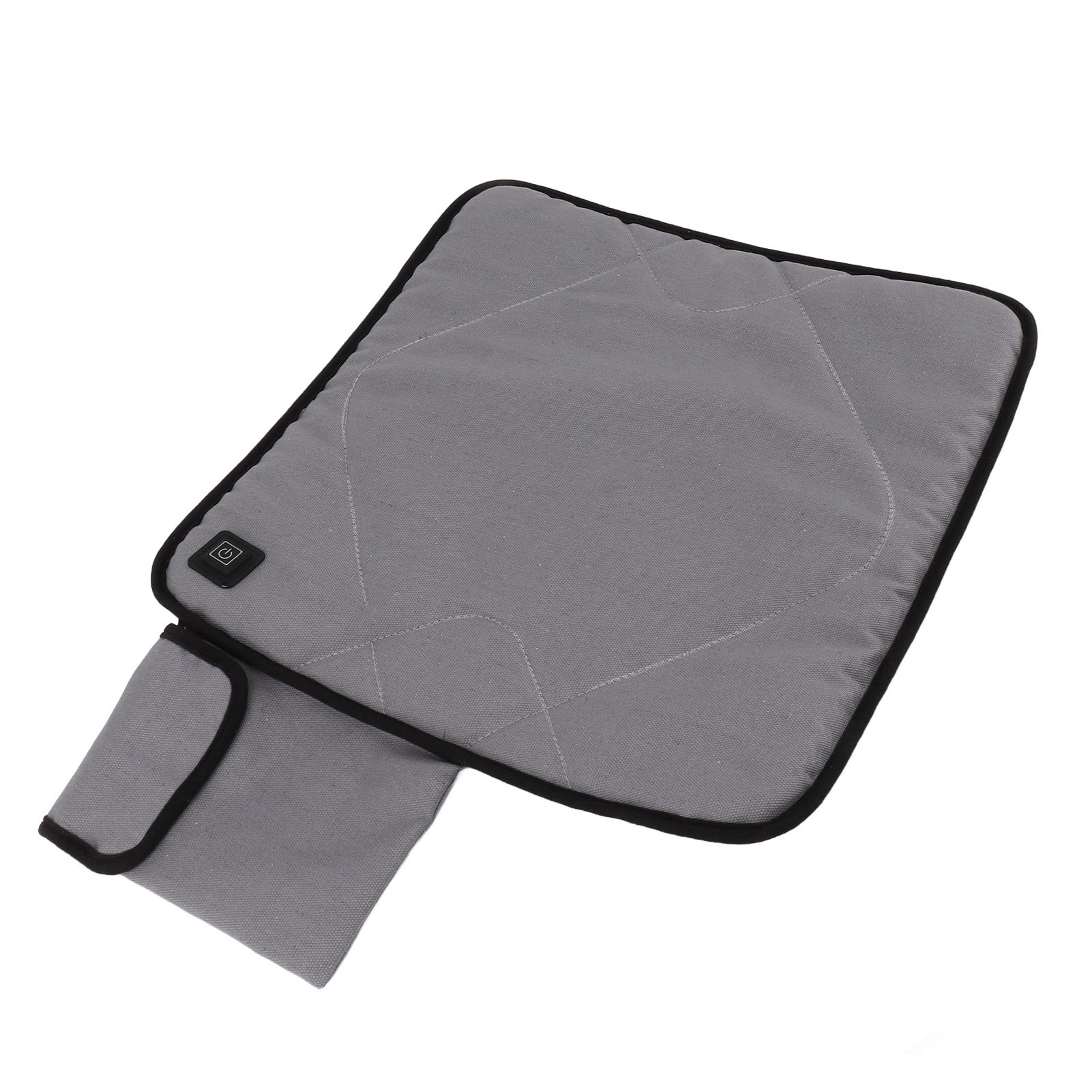 Portable Heated Seat Cushion USB Heated Seat Cushion Adjustable Temperature Heated Chair Cushion for Fishing Camping Light Gray โ image 5