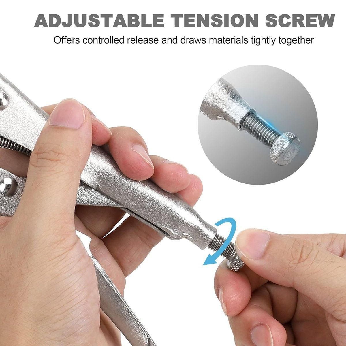 Multi-functional C-type Pliers Strong Manual Grip Round Mouth Clamping Tool - 5inch โ image 6