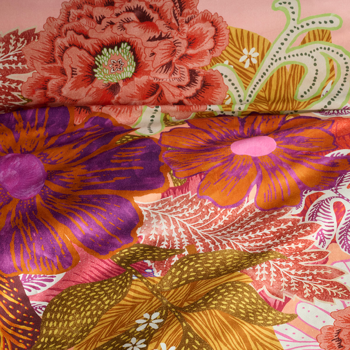 Oilily Livia Multi Cotton Floral Quilt Cover Set King โ image 3