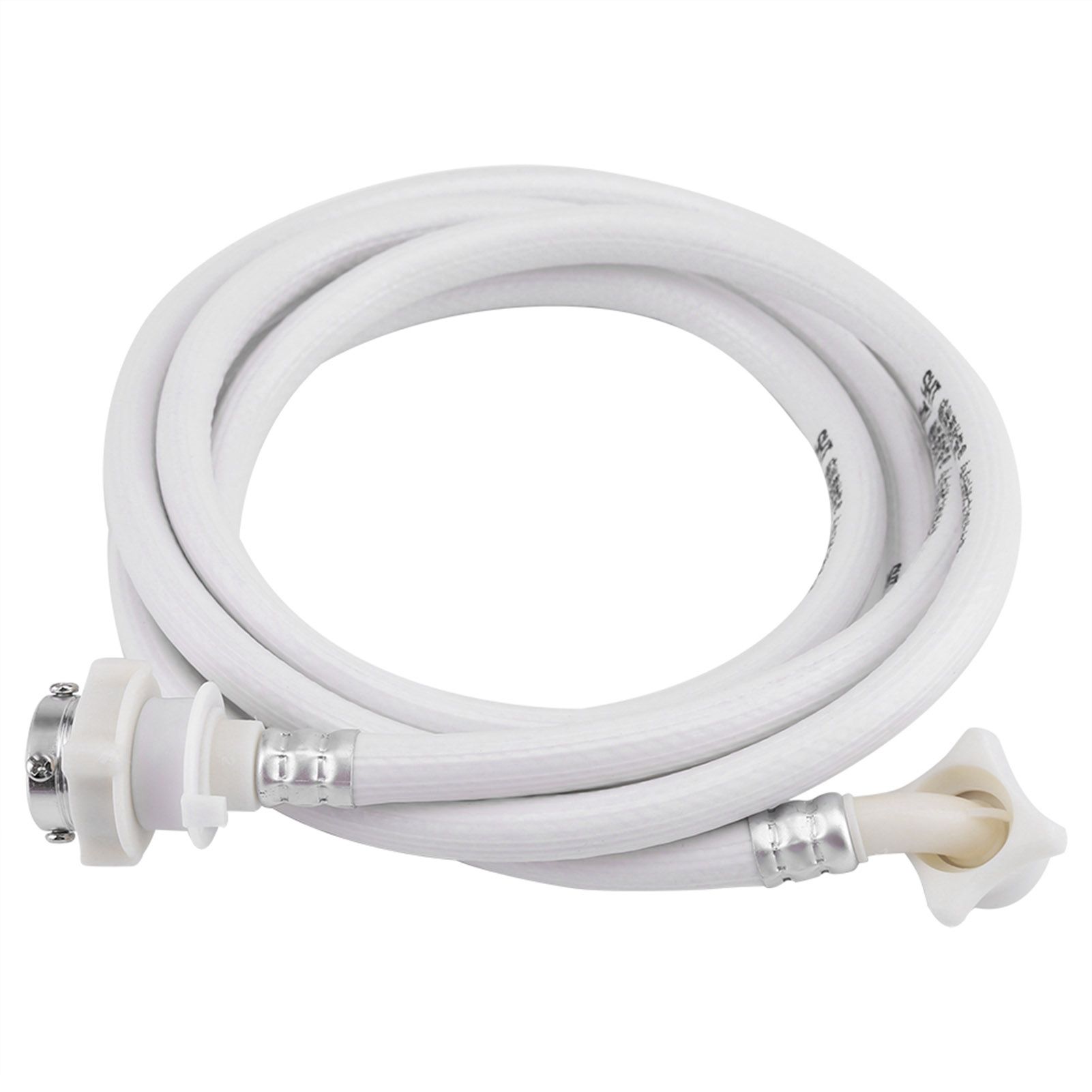 Washing Machine Water Inlet Hose Washer Pipe Tube Connector White Color Long Length 3m