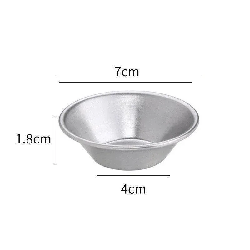 20Pcs Aluminium Egg Tart Moulds Mini Baking Cups for Pudding Tarts Cakes โ image 5